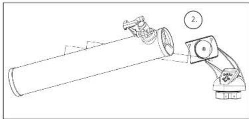 TASCO Space Station 49114675 - Schema delle diverse parti del telescopio - 3