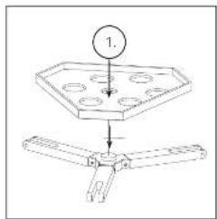 TASCO Space Station 49114675 - Diagrama de peças do telescopoio - 2