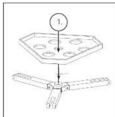 TASCO Space Station 49114675 - Telescop-Teile-Diagramm - 2