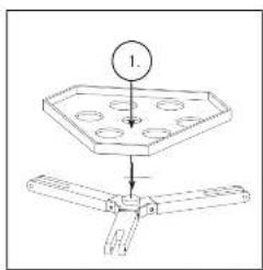TASCO Space Station 49114675 - DIAGRAMA DE PIEZAS DEL TELESCOPIO - 2