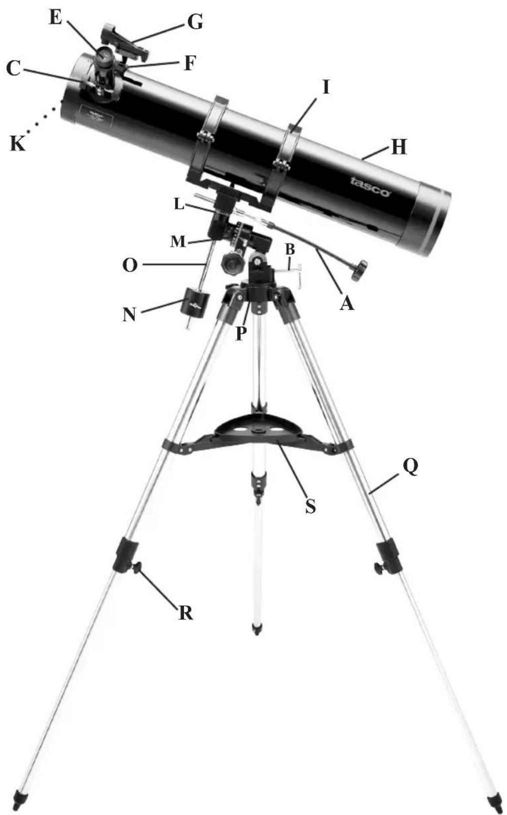 TASCO Space Station 49076700 - PARTS DIAGRAM - 1