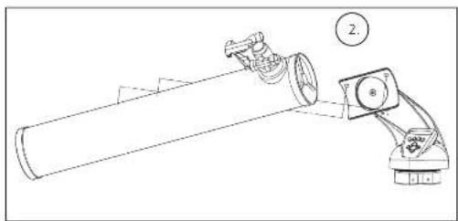 TASCO Space Station 49076525 - Diagrama de peças do telescópio - 4