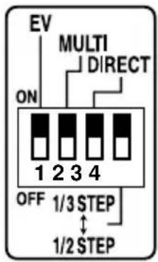 SEKONIC FLash Master L358 - Réglage de pas 1/2, 1/3 d'indication directe - 1