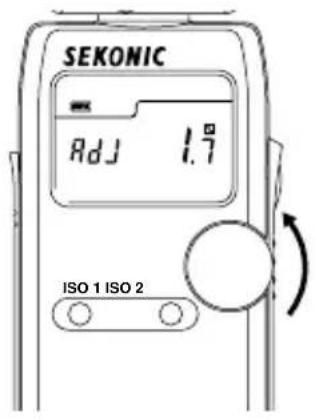 SEKONIC FLash Master L358 - Comment changer la compensation d'exposition - 1