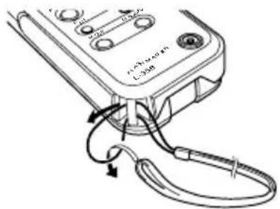 SEKONIC FLash Master L358 - Fixation de la courroie - 1