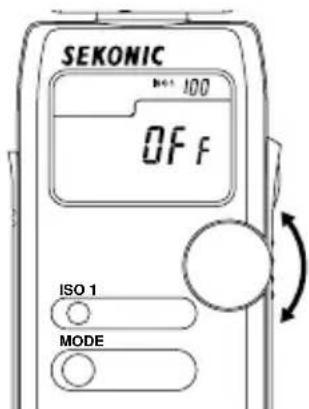 SEKONIC FLash Master L358 - Pour bloquer et annuler la valeur sélectionnée et la valeur mesurée - 2