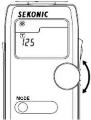 SEKONIC FLash Master L358 - 1. Mode priorité vitesses - 1