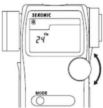 SEKONIC DualMaster L558 - 4. Mode cinema - 2