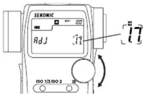 SEKONIC DualMaster L558 - Comment utiliser la compensation d'exposition - 1