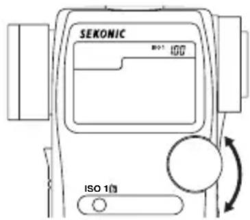 SEKONIC DualMaster L558 - Sélection de la principale gamme des sensibiltés - 1