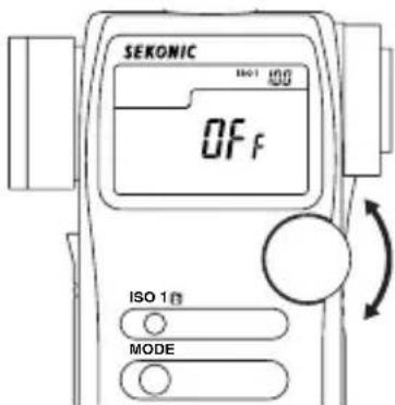 SEKONIC DualMaster L558 - Pour bloquer et annuler la valeur selectionnée et la valeur mesurée - 2