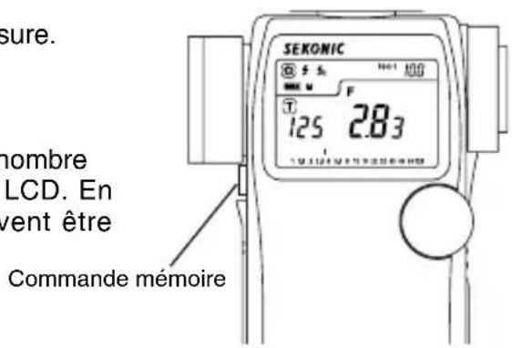 SEKONIC DualMaster L558 - Mémorisation - 1