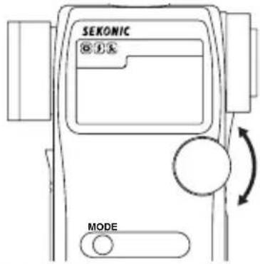 SEKONIC DualMaster L558 - Sélection des modes de mesures - 1
