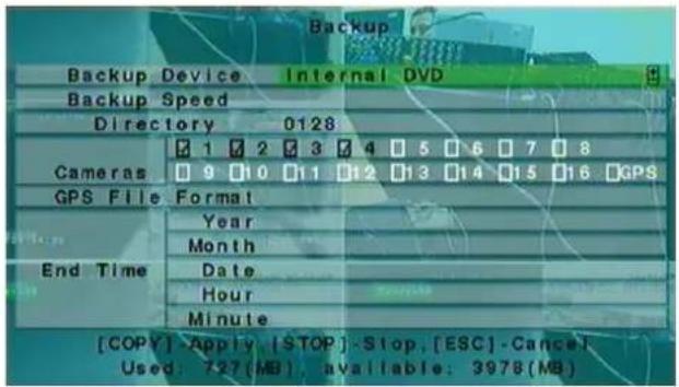FRACARRO Milano 9.1 DVR - Backup: - 1