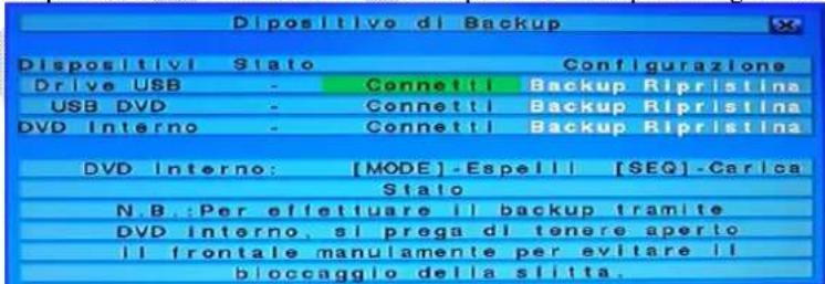 FRACARRO Milano 9.1 DVR - Copia de seguridad: - 2