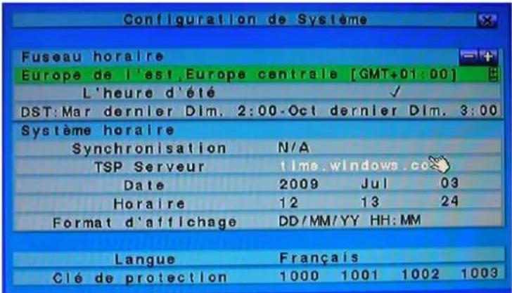 FRACARRO Milano 9.1 DVR - premier accès au DVR: - 2