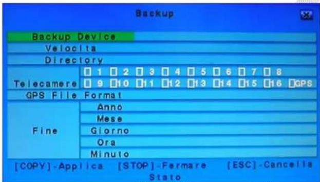 FRACARRO Milano 9.1 DVR - Copia de seguridad: - 1