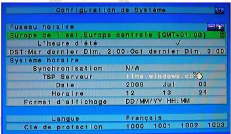 FRACARRO Milano 9.1 DVR - premier accès au DVR: - 3