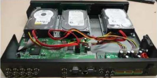 FRACARRO Milano 9.1 DVR - Instalação do disco rígido: - 7