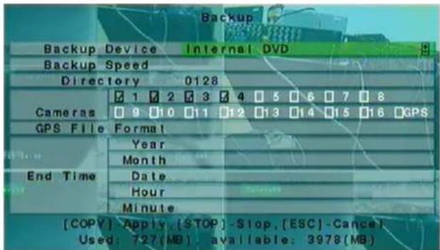 FRACARRO Milano 9.1 DVR - Backup: - 1