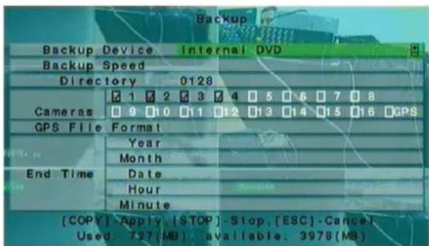 FRACARRO Milano 9.3 DVR - Backup: - 1
