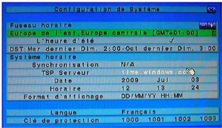 FRACARRO Milano 9.3 DVR - premier accès au DVR: - 2