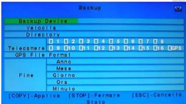 FRACARRO Milano 9.3 DVR - Copia de seguridad: - 1
