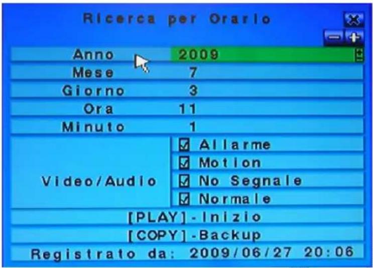 FRACARRO Milano 9.3 DVR - Ricerca: - 1