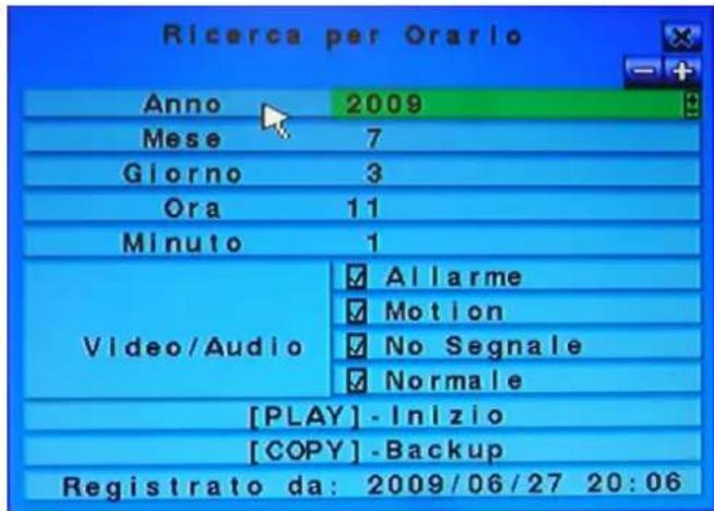 FRACARRO Firenze 16.7 DVR - Ricerca: - 1