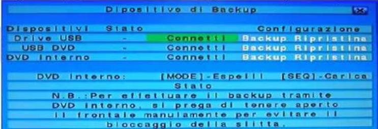FRACARRO Firenze 16.7 DVR - Copia de seguridad: - 2