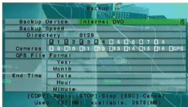 FRACARRO Firenze 16.1 DVR - Backup: - 1