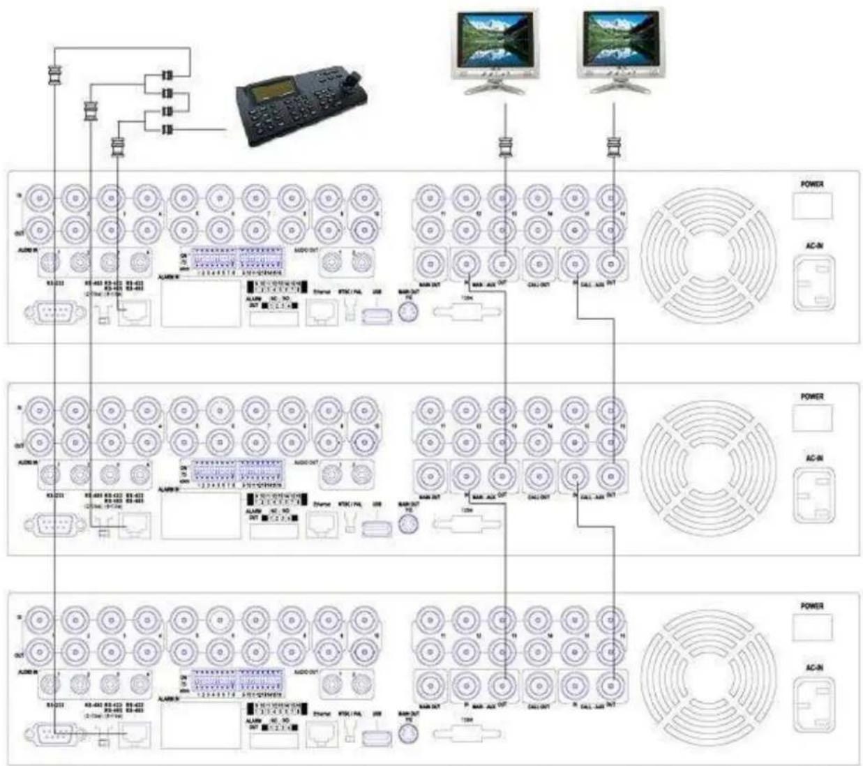 FRACARRO Firenze 16.1 DVR - Pannello frontale - Frontal Panel - Panneau frontal Panel delantero - Painel dianteiro - Πρόσουψη - Panel Czołowy - Voorpaneel - 8