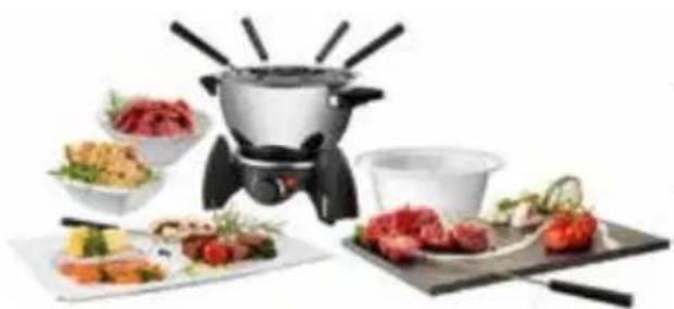 UNOLD 48615 - FONDUE MET VLEES OF VLEESBOULLON - 1