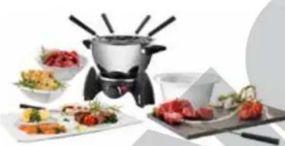 UNOLD 48615 - FONDUE MIT FETT ODER FLEISCBRIE - 1