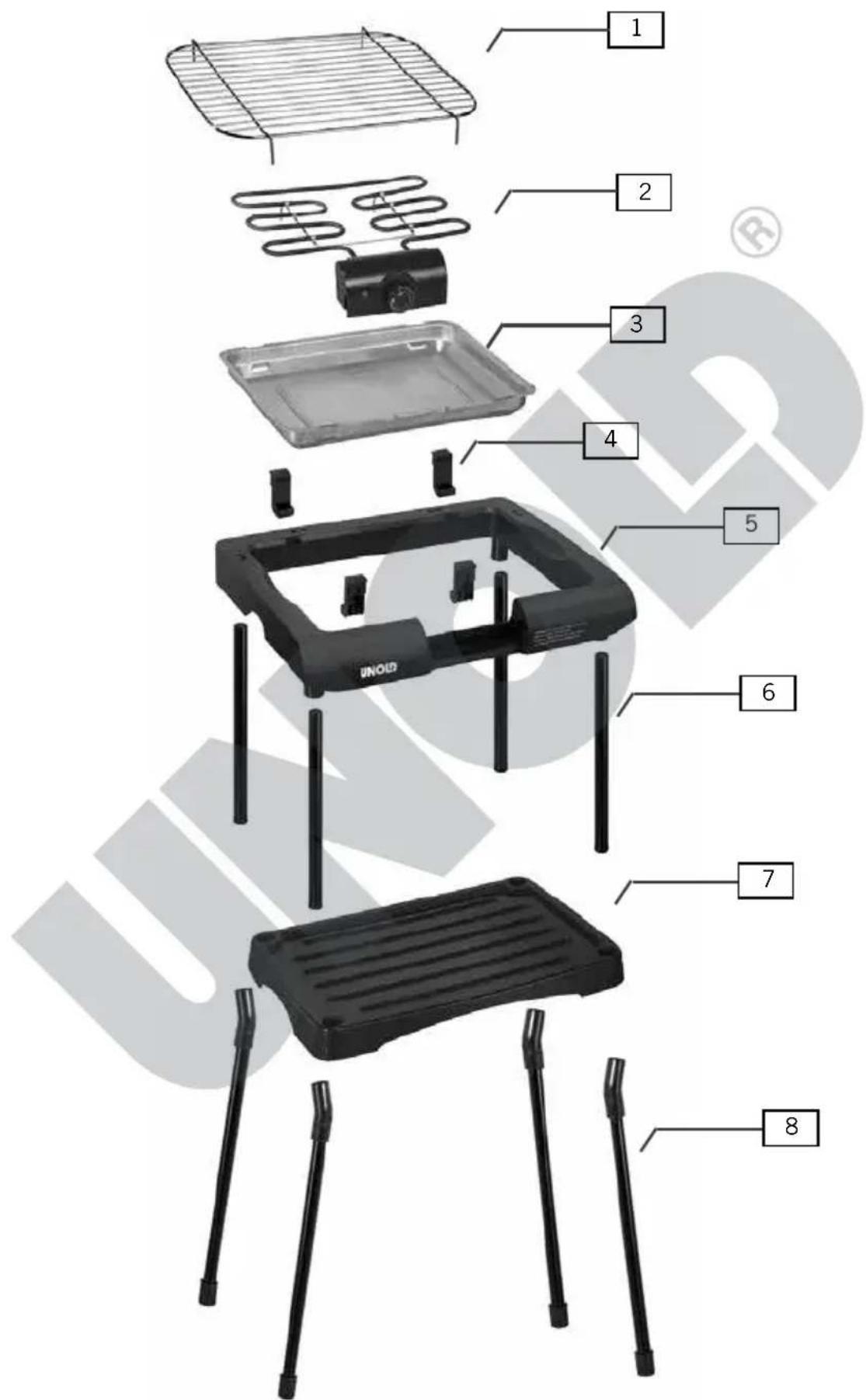 UNOLD 58550 - EINZELTEILE - 1