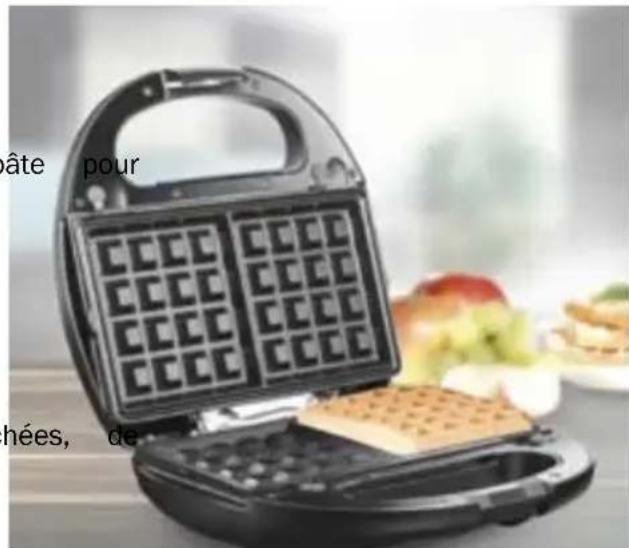 UNOLD Multi 3in1 - UTILISATION ET RECETTES POUR LA PREPARATION DES SANDWICH - 1