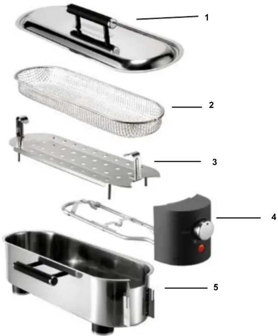 UNOLD 58916 - Einzelteile – Parts – Pièces – Onderdelen – Elementi – Elementos - Jednotlivé dily - 1