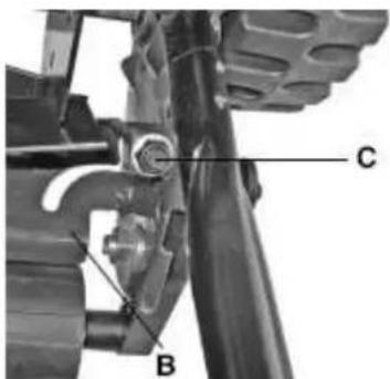ELEM Garden Technic TDAM30BAG - Régler la contre-lame - 1