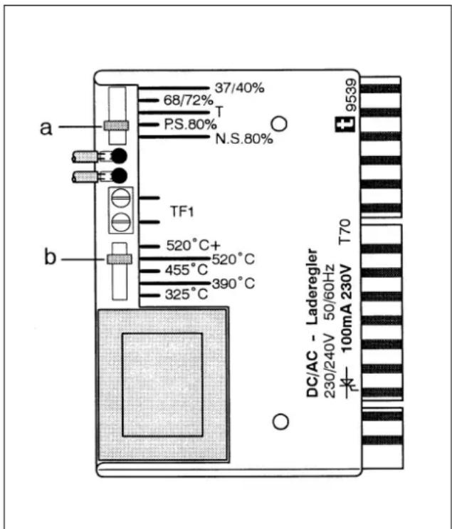 DIMPLEX FSD 48C - Températures de coupure du régulator de charge - 1