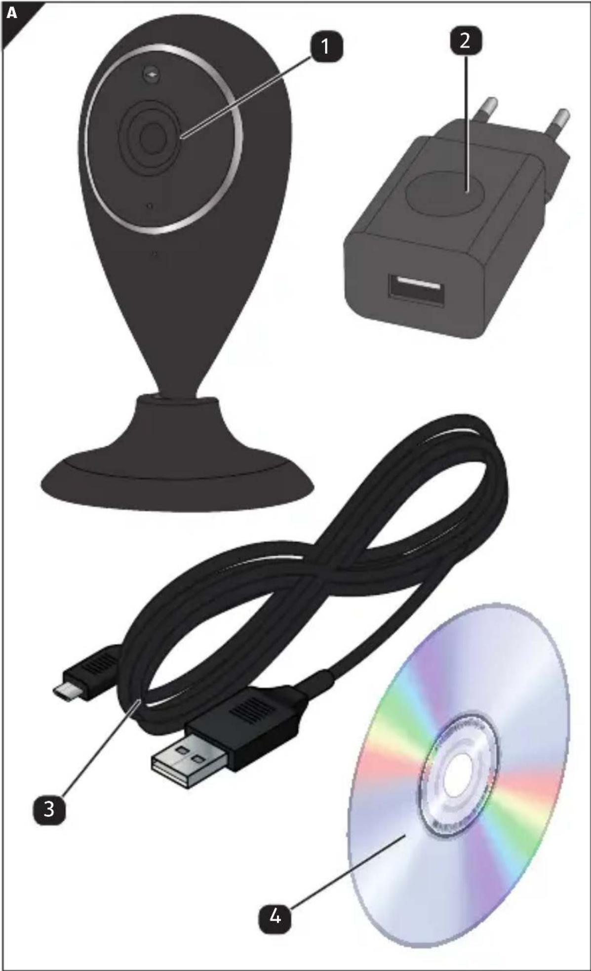 Maginon IPC3 AC - Caméra de surveillance IP - 3