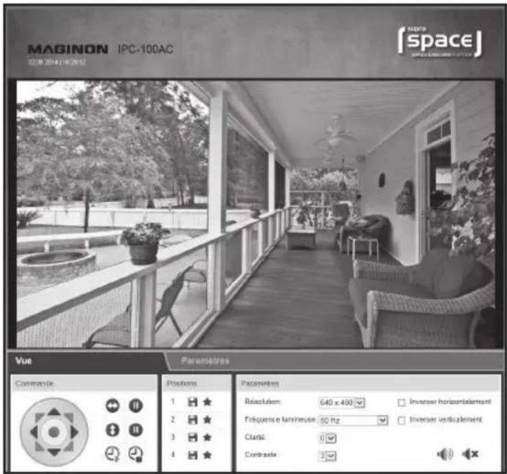 Maginon IPC100 AC - Appel de la caméra de surveillance - 2