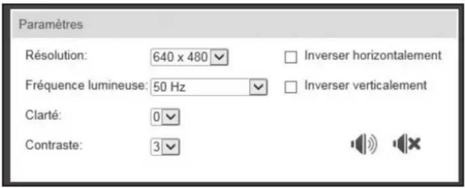 Maginon IPC100 AC - Réglages de l'image de la caméra - 1