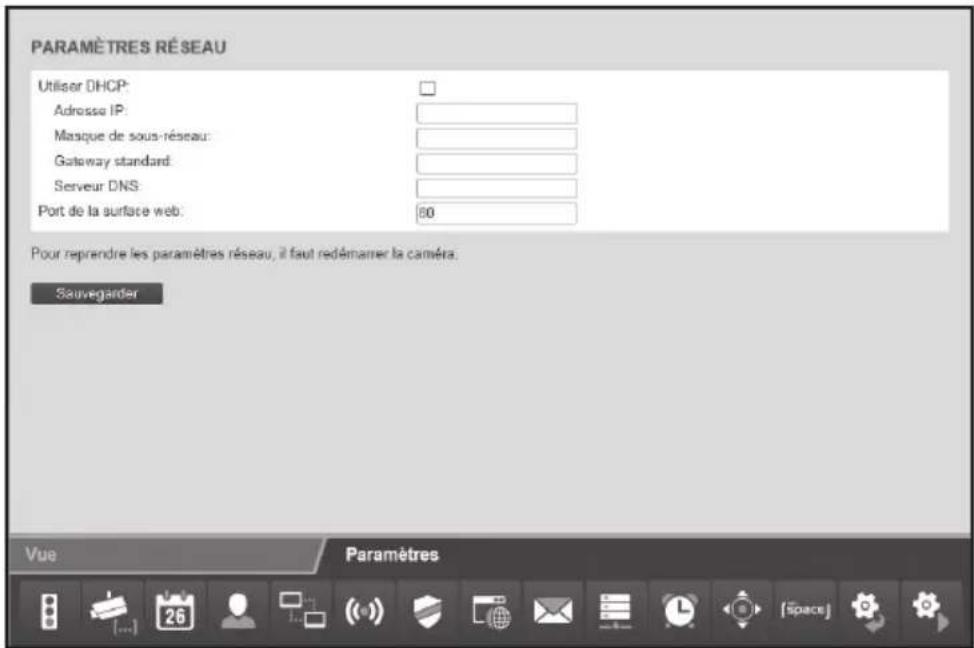 Maginon IPC100 AC - Réglages du réseau - 1