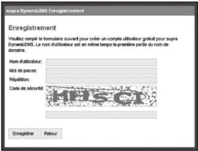 Maginon IPC100 AC - Créer le nom de domaine - 1