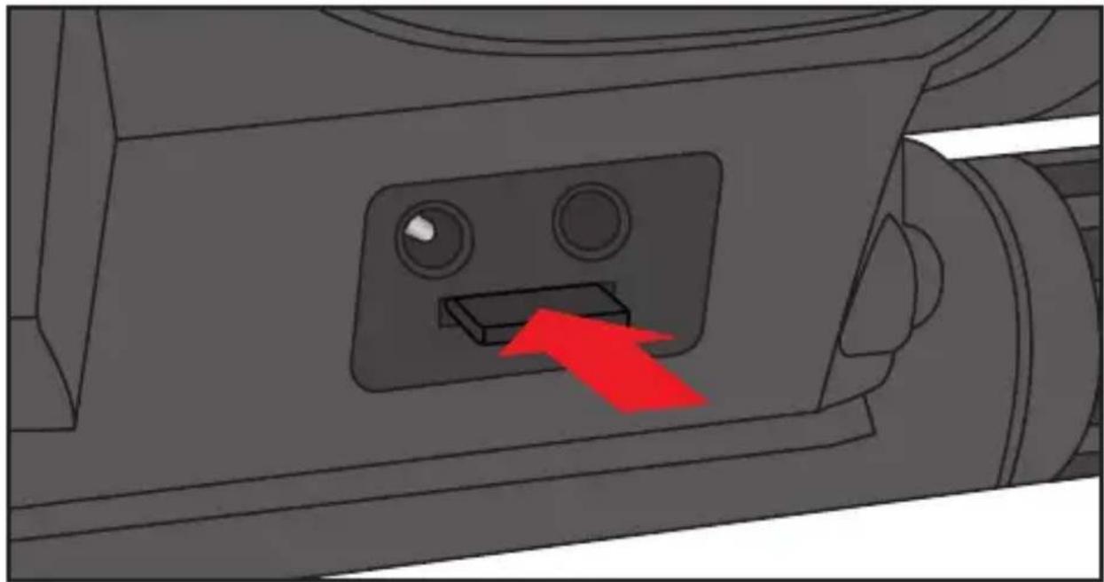 Maginon NV 400DC - Inserire la scheda di memoria - 1