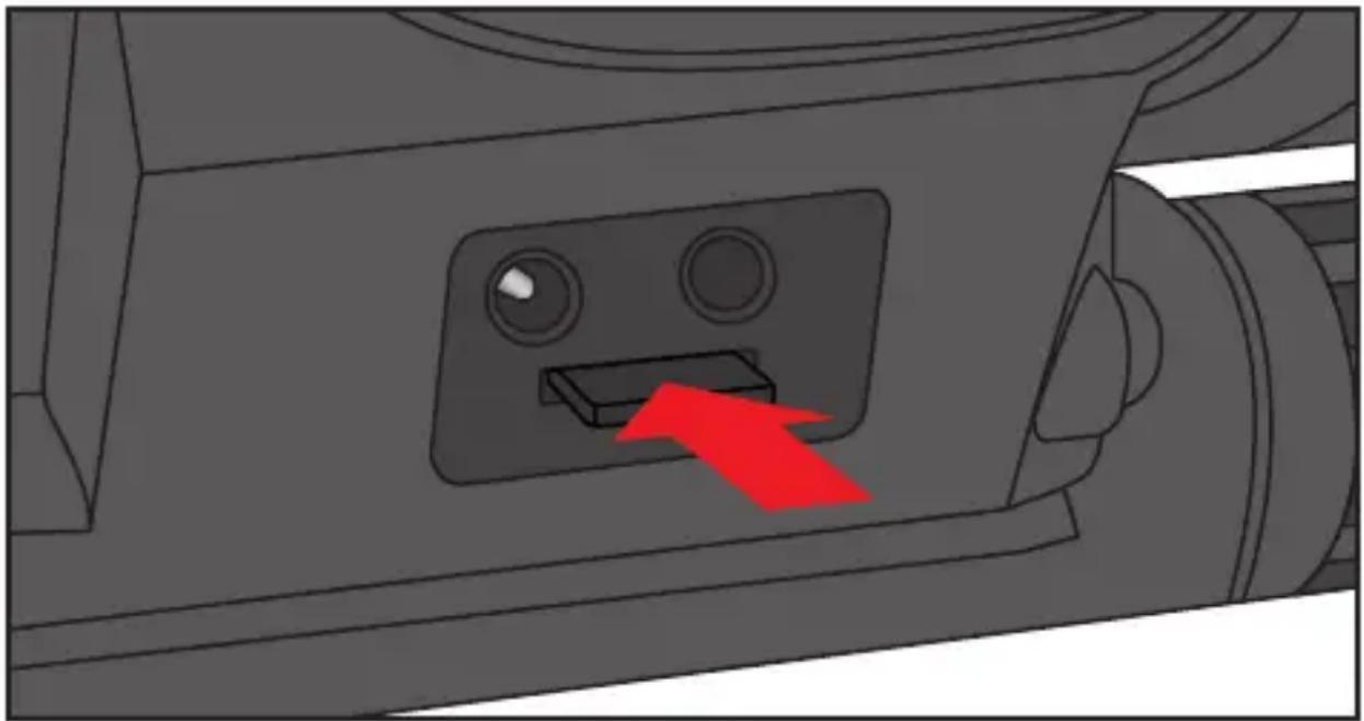 Maginon NV 400DC - Insertion de la carte mémoire - 1