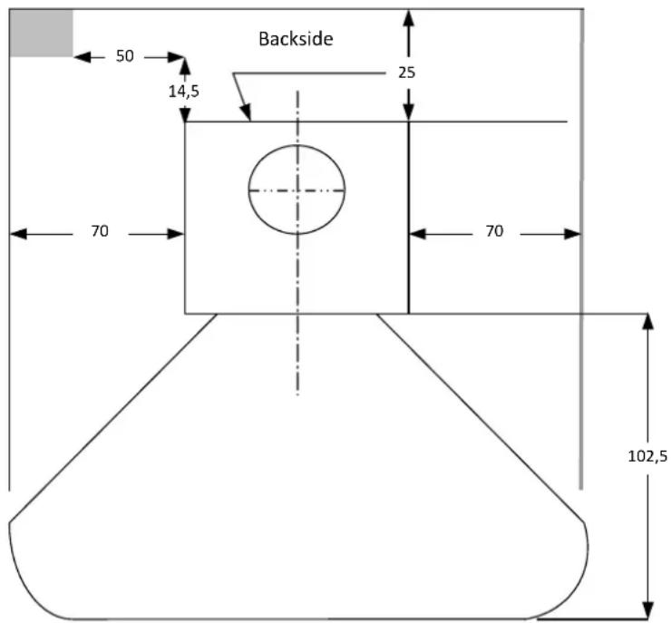 ADURO 71 - Distance to flammable material - 1