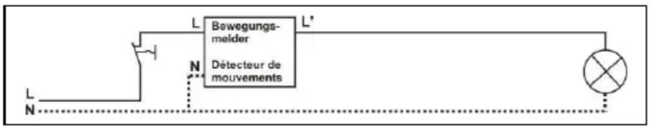 Züblin Swiss Garde SG 3100 IR - Schémas de branchement - 1