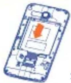 TCL J610 - 插入或取出SIM卡 - 1
