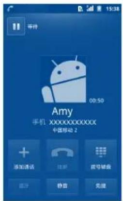 TCL A988 - 通话中 - 1
